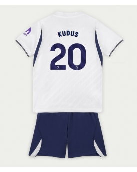 Tottenham Hotspur Mohammed Kudus #20 Maglia Gara Casa Repliche 2026-27 Bambino Maniche Corte Tottenham Hotspur Mohammed Kudus #20 Maglia Gara Casa Repliche 2026-27 Bambino Maniche Corte